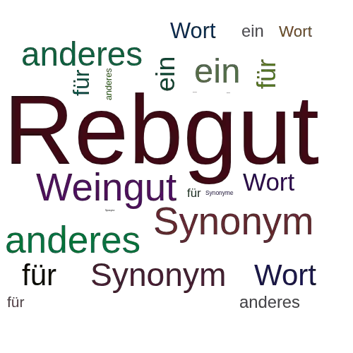 Ein anderes Wort für Rebgut - Synonym Rebgut