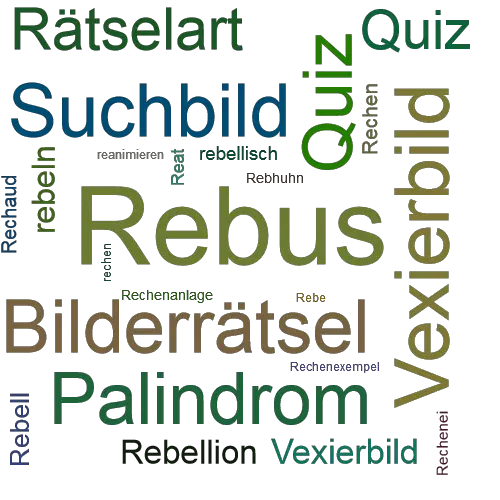 Ein anderes Wort für Rebus - Synonym Rebus