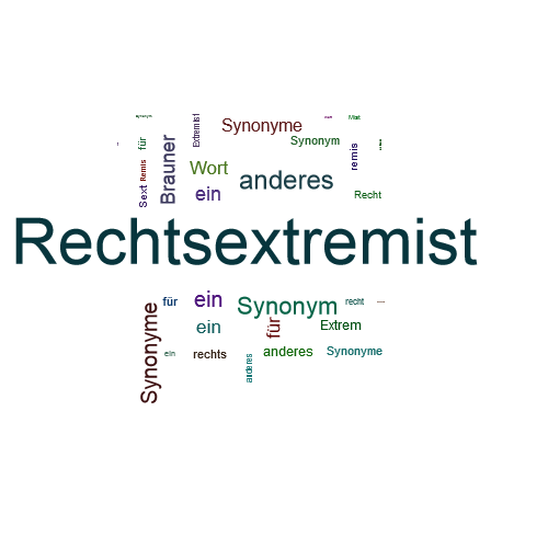 Ein anderes Wort für Rechtsextremist - Synonym Rechtsextremist