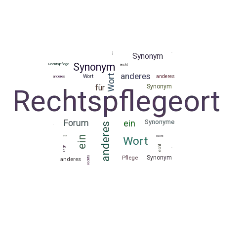 Ein anderes Wort für Rechtspflegeort - Synonym Rechtspflegeort