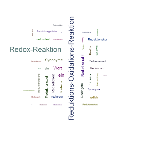 Ein anderes Wort für Redoxreaktion - Synonym Redoxreaktion