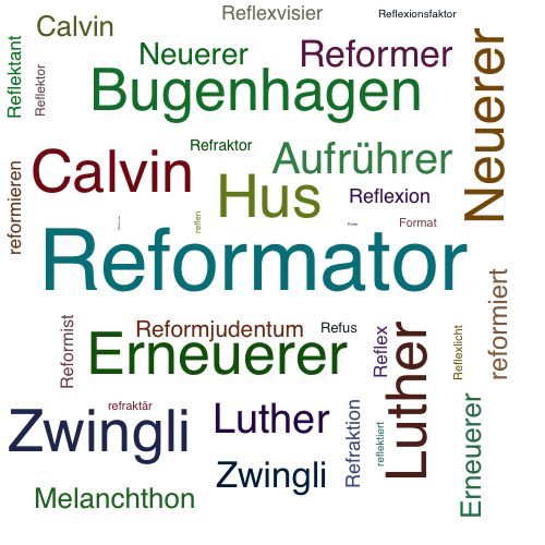 Ein anderes Wort für Reformator - Synonym Reformator