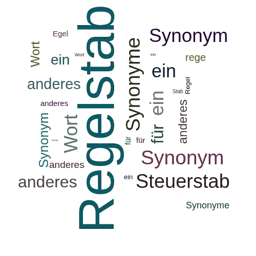 Ein anderes Wort für Regelstab - Synonym Regelstab