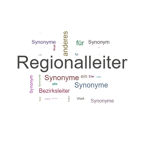 Ein anderes Wort für Regionalleiter - Synonym Regionalleiter