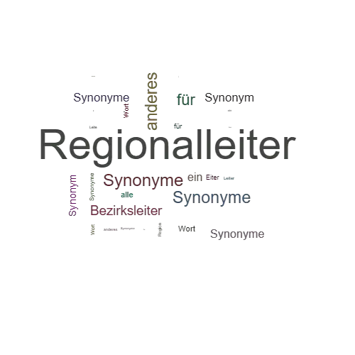 Ein anderes Wort für Regionalleiter - Synonym Regionalleiter