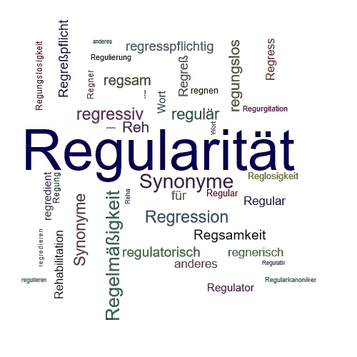Ein anderes Wort für Regularität - Synonym Regularität