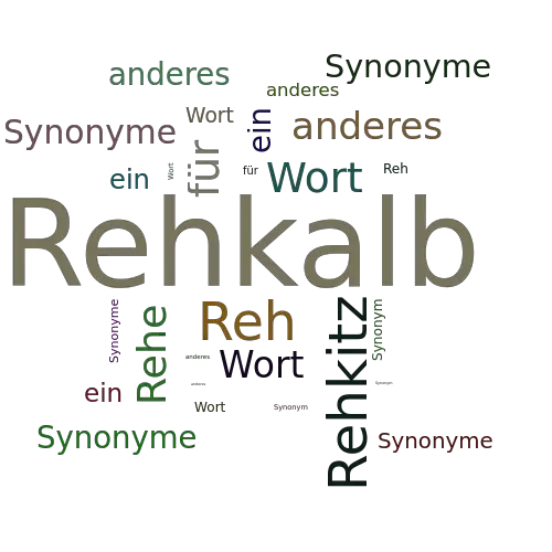 Ein anderes Wort für Rehkalb - Synonym Rehkalb