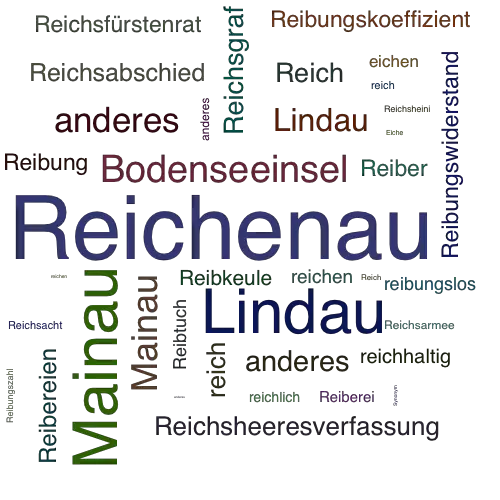 Ein anderes Wort für Reichenau - Synonym Reichenau