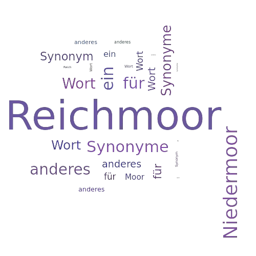 Ein anderes Wort für Reichmoor - Synonym Reichmoor