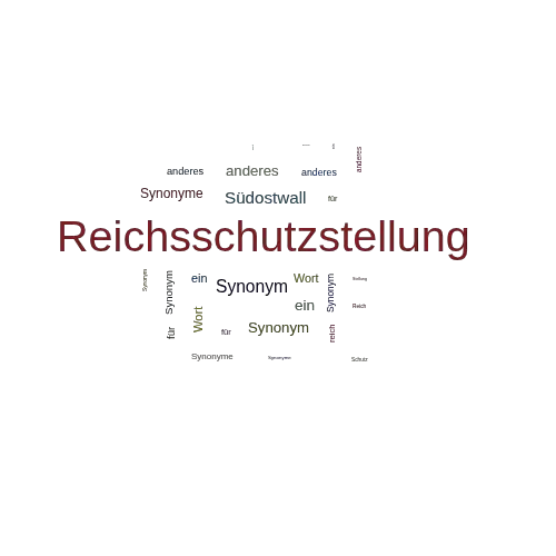 Ein anderes Wort für Reichsschutzstellung - Synonym Reichsschutzstellung