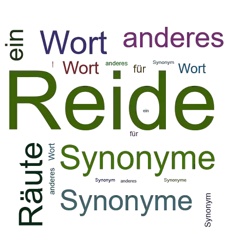 Ein anderes Wort für Reide - Synonym Reide
