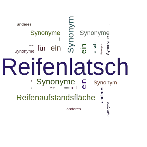 Ein anderes Wort für Reifenlatsch - Synonym Reifenlatsch