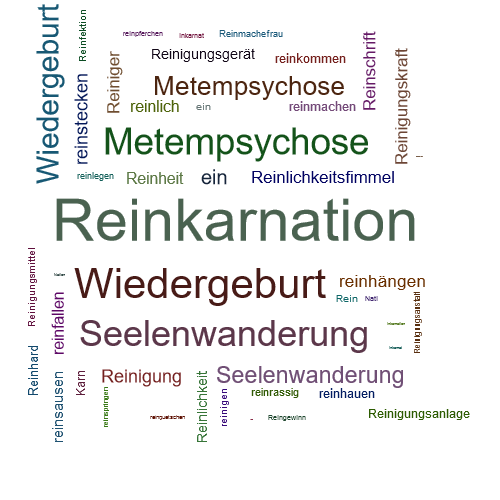 Ein anderes Wort für Reinkarnation - Synonym Reinkarnation