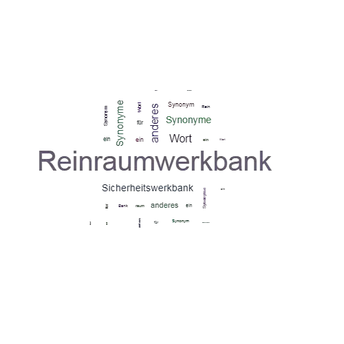 Ein anderes Wort für Reinraumwerkbank - Synonym Reinraumwerkbank