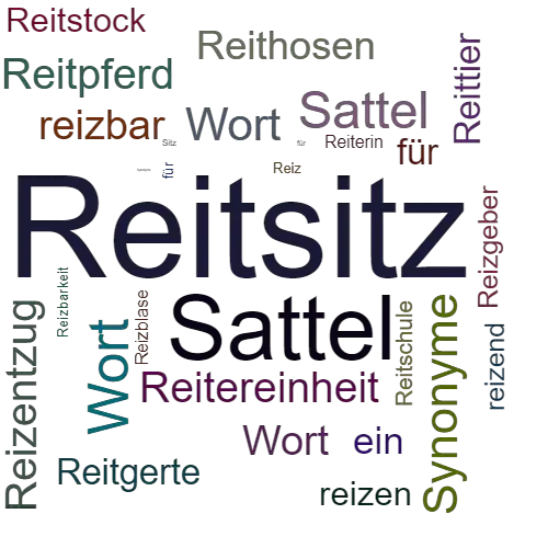 Ein anderes Wort für Reitsitz - Synonym Reitsitz