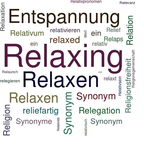 Ein anderes Wort für Relaxing - Synonym Relaxing