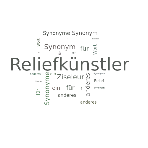 Ein anderes Wort für Reliefkünstler - Synonym Reliefkünstler