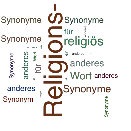 Ein anderes Wort für Religions- - Synonym Religions-