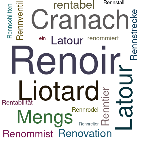 Ein anderes Wort für Renoir - Synonym Renoir