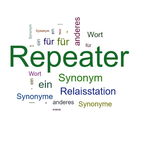 Ein anderes Wort für Repeater - Synonym Repeater