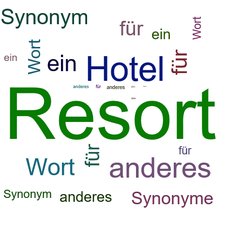 Ein anderes Wort für Resort - Synonym Resort