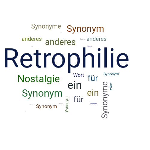 Ein anderes Wort für Retrophilie - Synonym Retrophilie