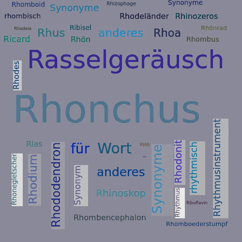 Ein anderes Wort für Rhonchus - Synonym Rhonchus