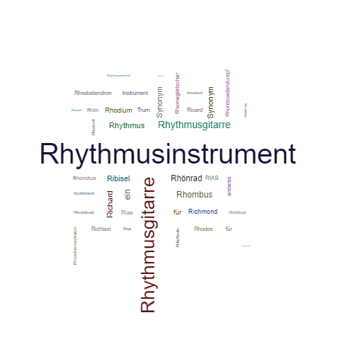 Ein anderes Wort für Rhythmusinstrument - Synonym Rhythmusinstrument