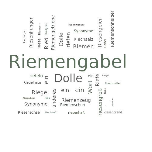Ein anderes Wort für Riemengabel - Synonym Riemengabel