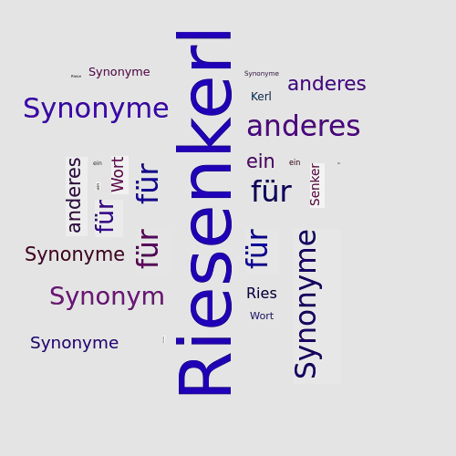 Ein anderes Wort für Riesenkerl - Synonym Riesenkerl