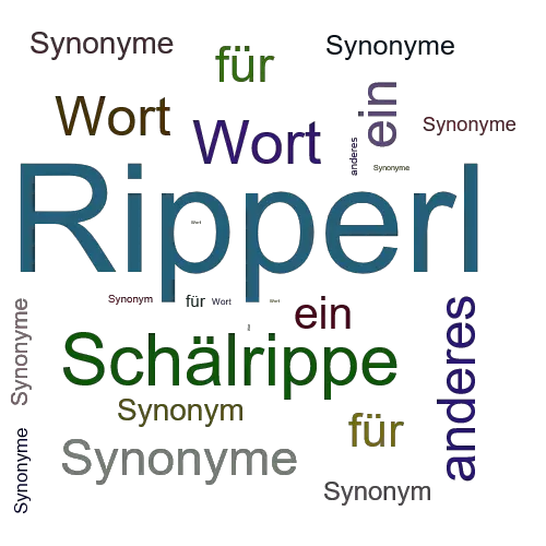 Ein anderes Wort für Ripperl - Synonym Ripperl