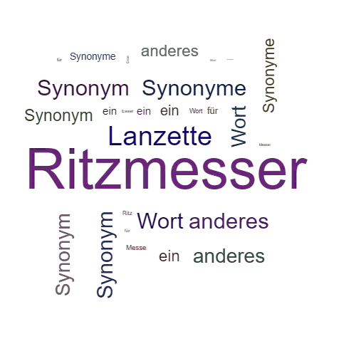 Ein anderes Wort für Ritzmesser - Synonym Ritzmesser