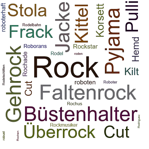 Ein anderes Wort für Rock - Synonym Rock