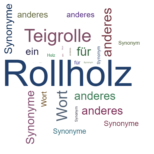 Ein anderes Wort für Rollholz - Synonym Rollholz