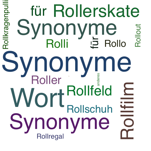 Ein anderes Wort für Rollierung - Synonym Rollierung
