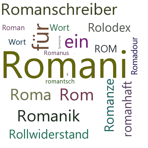 Ein anderes Wort für Romanes - Synonym Romanes