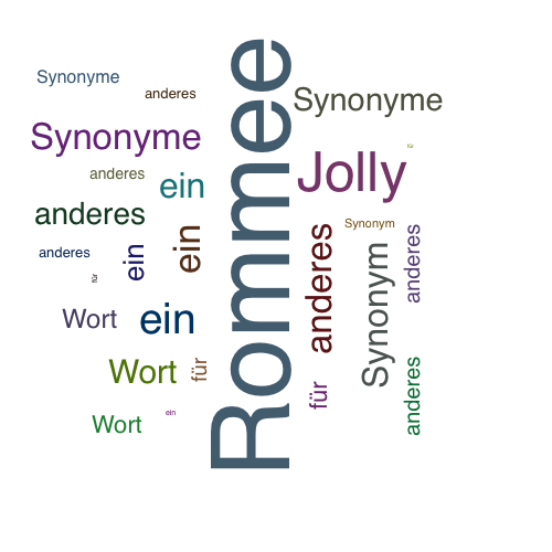Ein anderes Wort für Rommee - Synonym Rommee