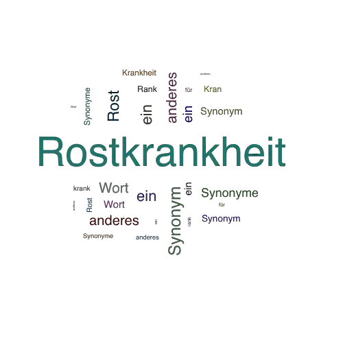 Ein anderes Wort für Rostkrankheit - Synonym Rostkrankheit