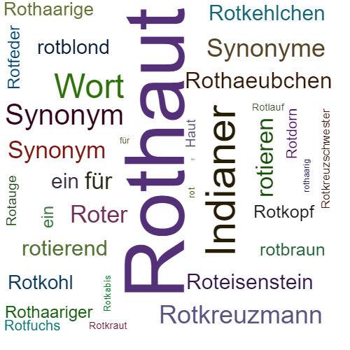 Ein anderes Wort für Rothaut - Synonym Rothaut