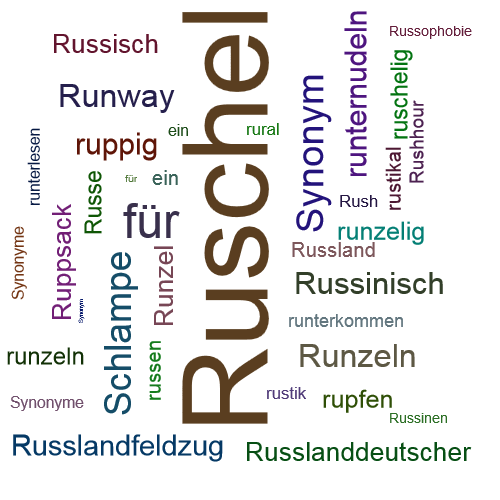 Ein anderes Wort für Ruschel - Synonym Ruschel