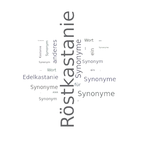 Ein anderes Wort für Röstkastanie - Synonym Röstkastanie