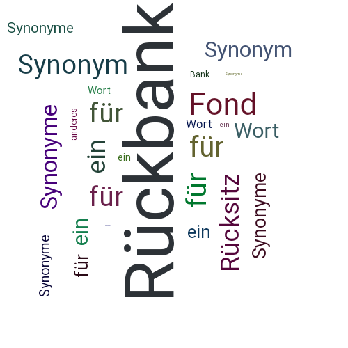 Ein anderes Wort für Rückbank - Synonym Rückbank
