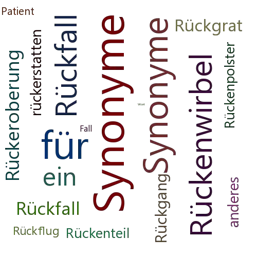 Ein anderes Wort für Rückfallpatient - Synonym Rückfallpatient