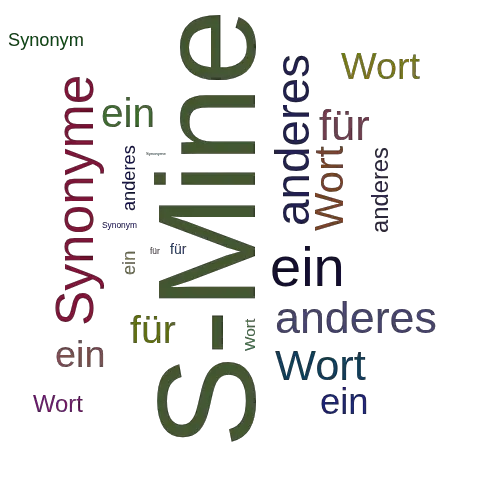 Ein anderes Wort für S-Mine - Synonym S-Mine