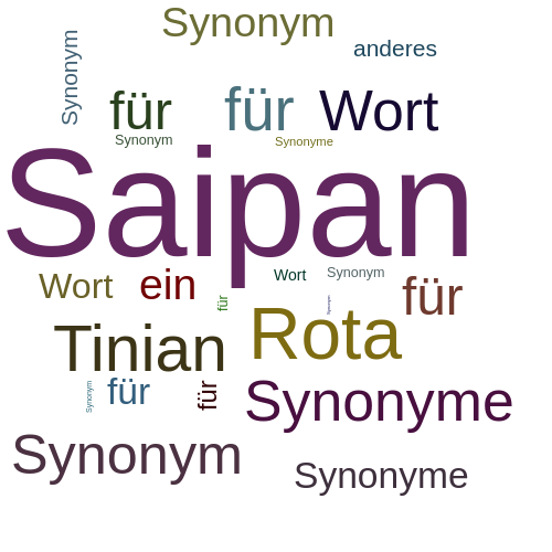 Ein anderes Wort für Saipan - Synonym Saipan
