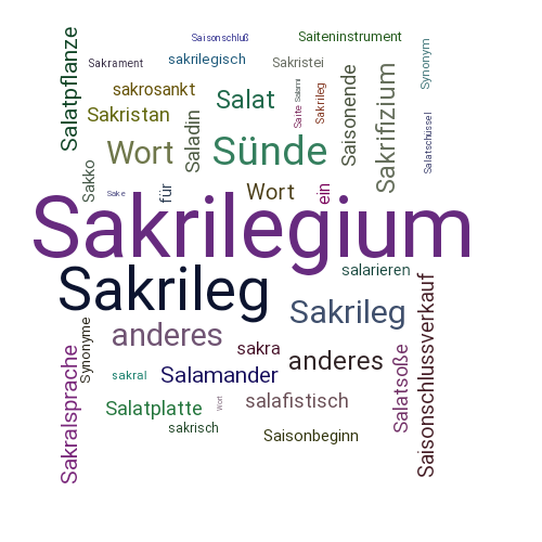 Ein anderes Wort für Sakrilegium - Synonym Sakrilegium
