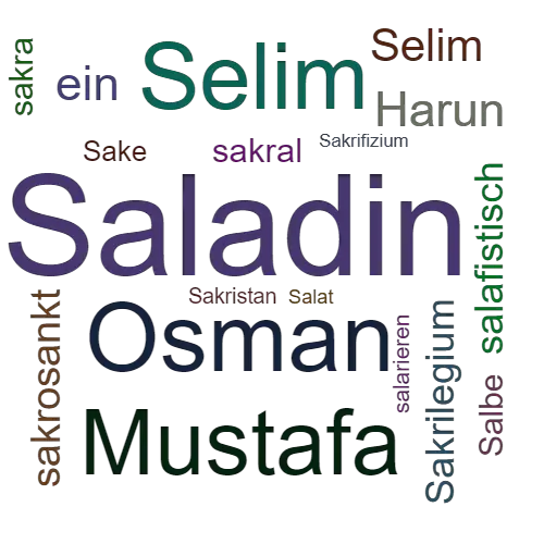 Ein anderes Wort für Saladin - Synonym Saladin