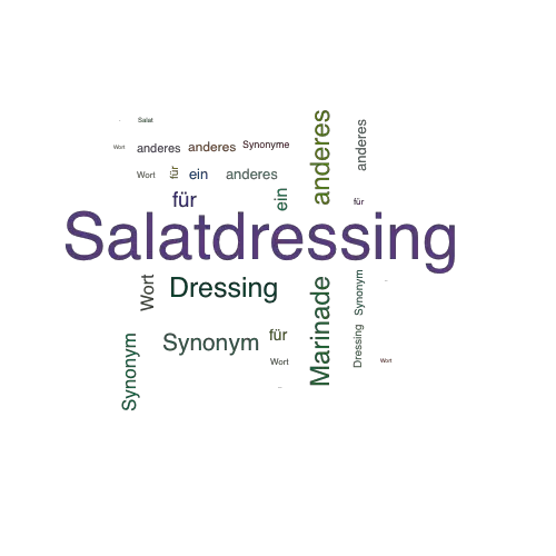 Ein anderes Wort für Salatdressing - Synonym Salatdressing