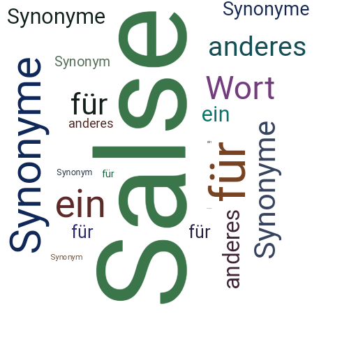 Ein anderes Wort für Salse - Synonym Salse