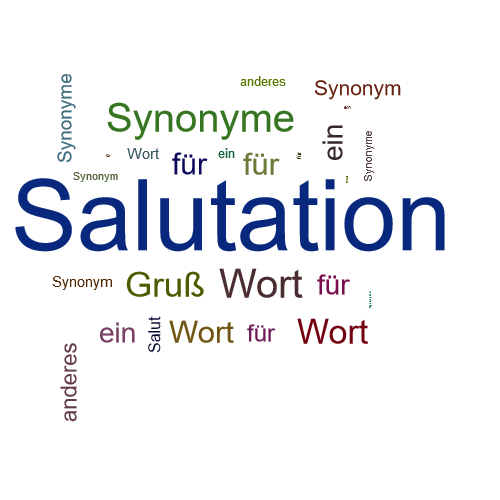 Ein anderes Wort für Salutation - Synonym Salutation